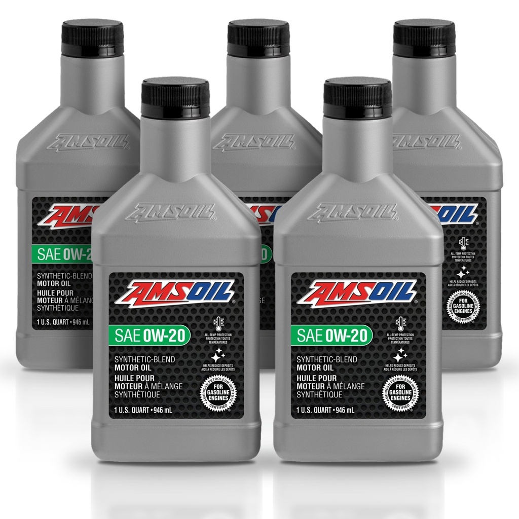 [KIT-AMSB020QT-5L] KIT DE 5 ACEITES 0W20 SEMI SINTETICO