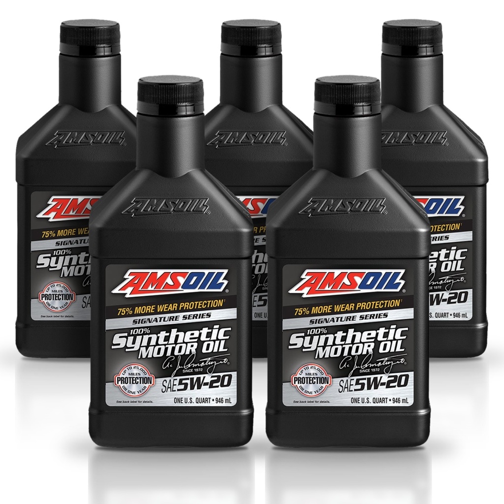 [KIT-AMALMQT-5L] Kit 5 Aceites 5w20 Amsoil Signature Api Sp 5 Litros