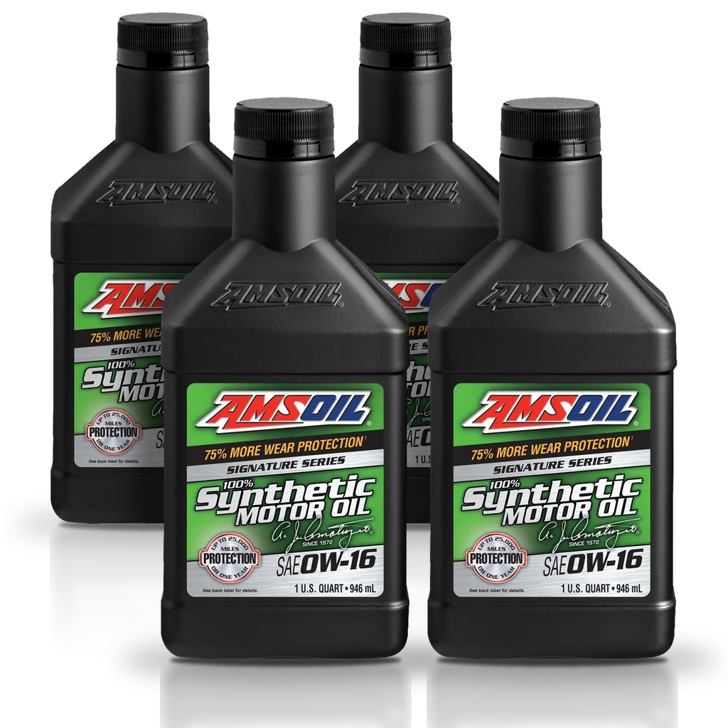 [KIT-AMAZSQT-4L] Kit De 4 Aceites Amsoil Signature Series 0W16 Sintetico 4L