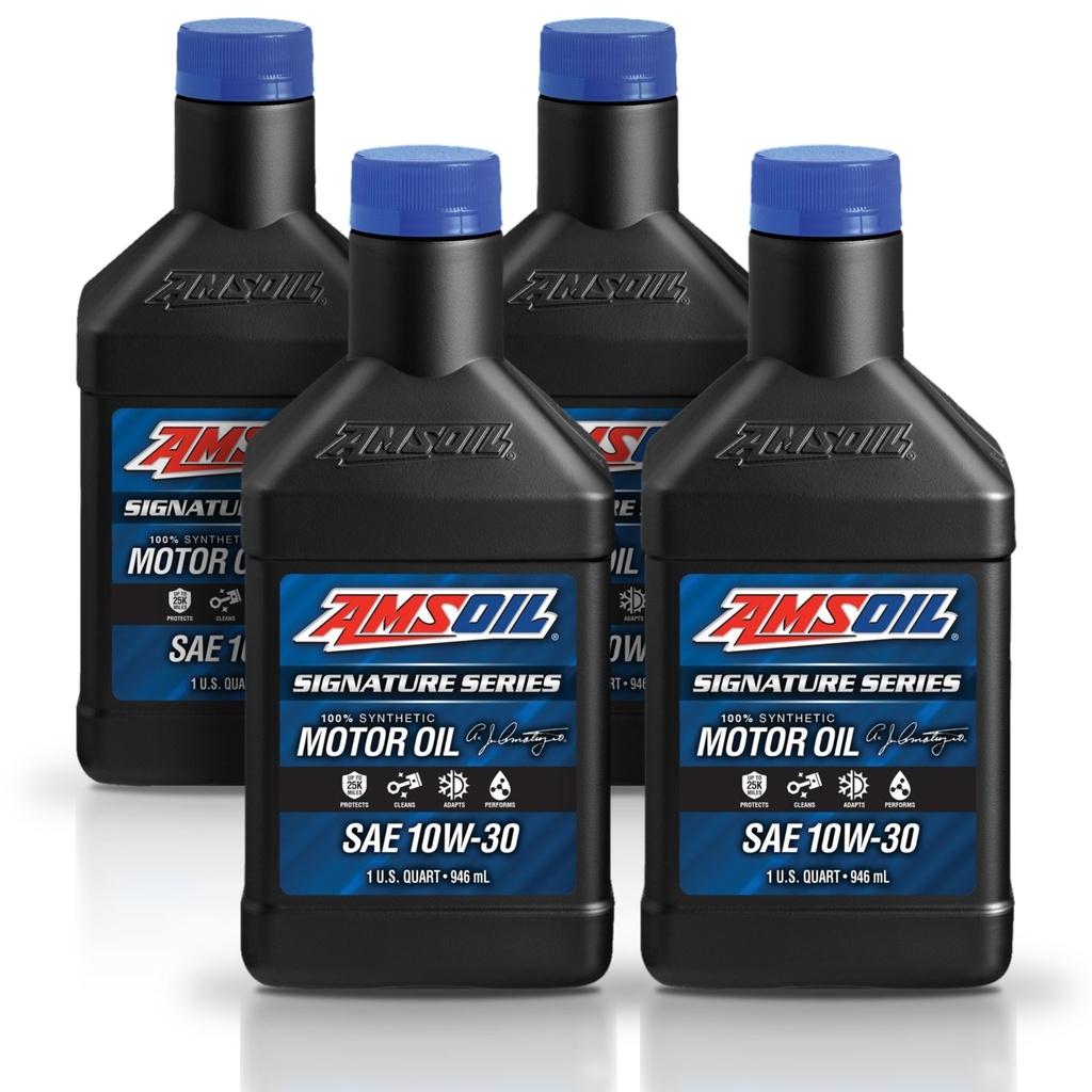 [KIT-AMATMQT-4L] Kit De 4 Aceites De Motor 0w40 Amsoil Signature Sintetico 6L