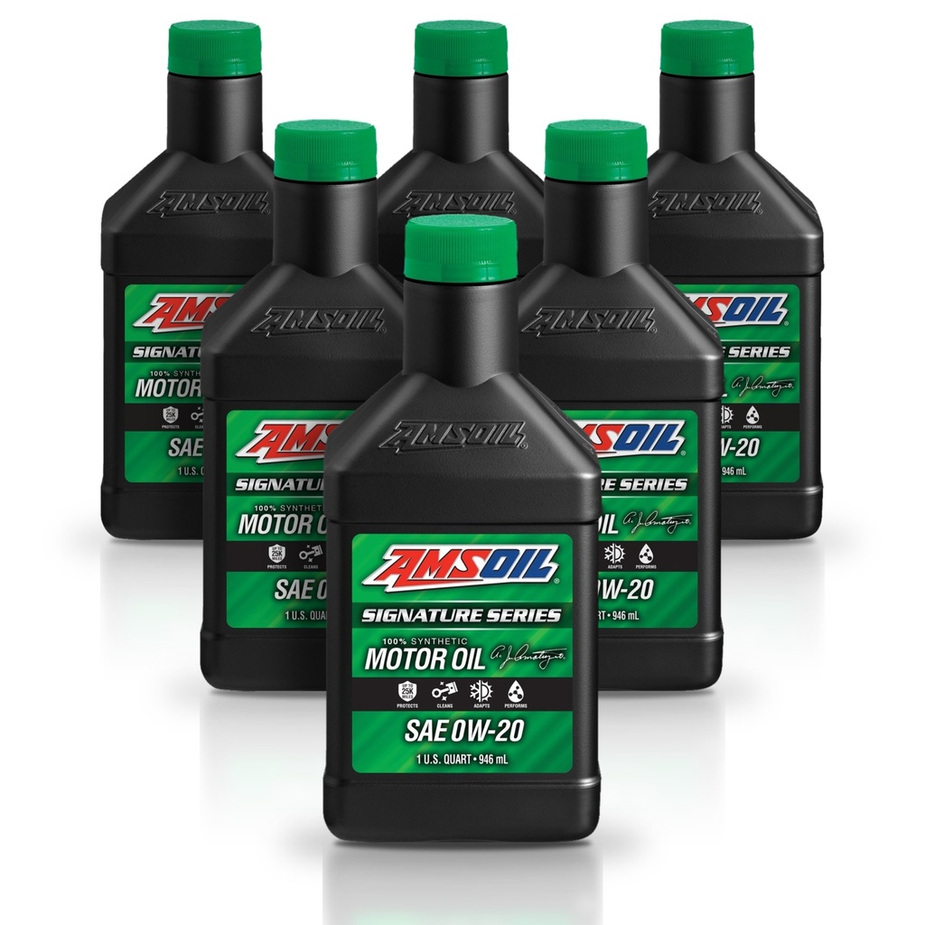 [KIT-AMASMQT-6L] Kit De 6 Aceites 0w20 Sintético Signatura Amsoil Premium