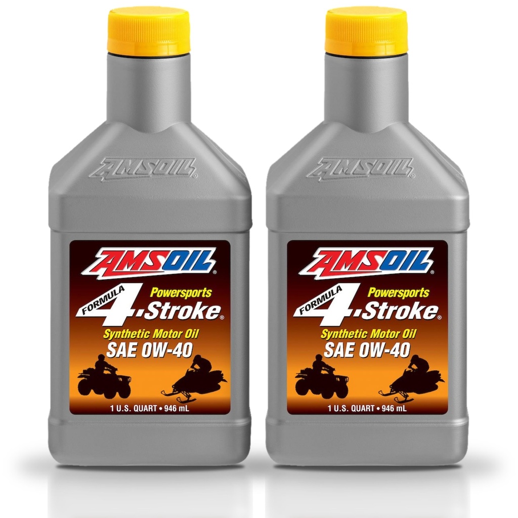 [KIT-AMAFFQT-2L] Kit De 2 Aceites 0w40 4 Tiempos Amsoil Sintetico Premium Atv