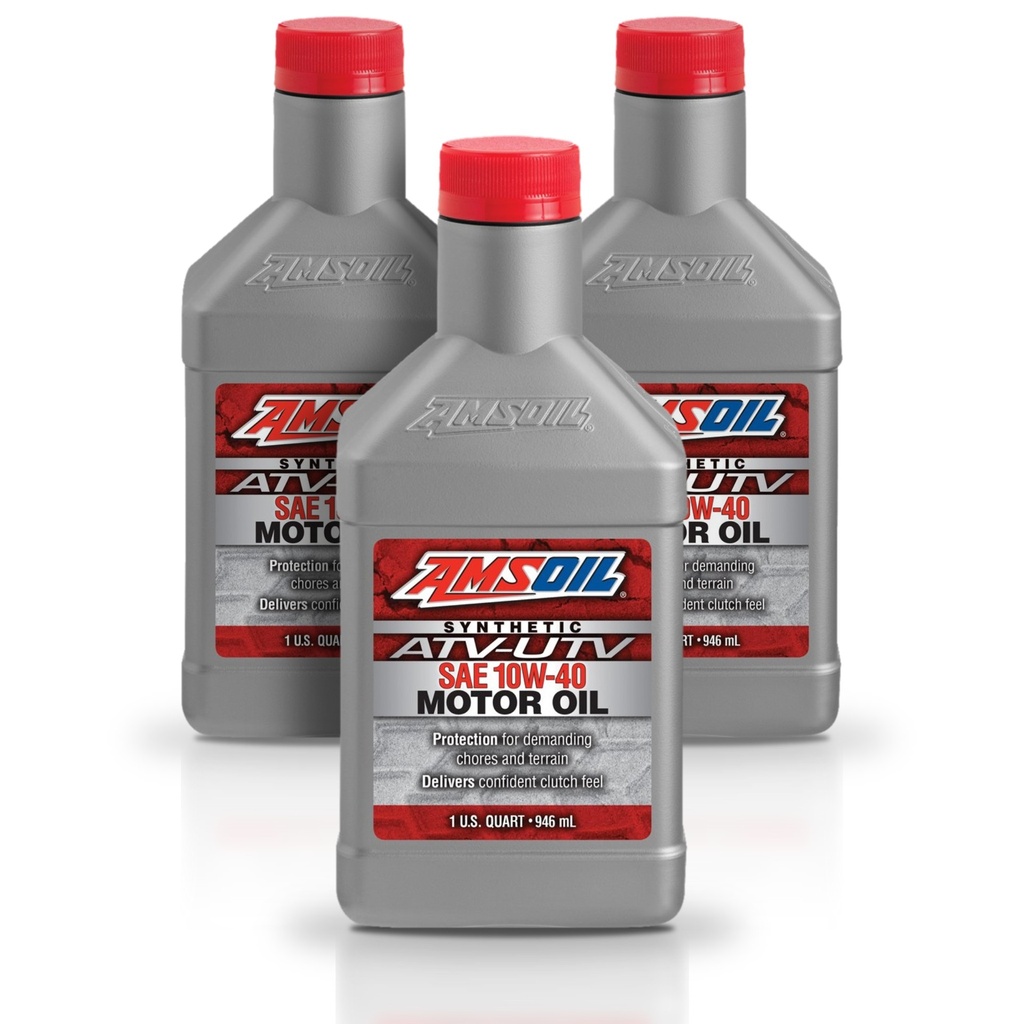 [KIT-AMAUV40QT-3L] Kit De 3 Aceites Para Atv 10w40 Amsoil Sintetico Premium