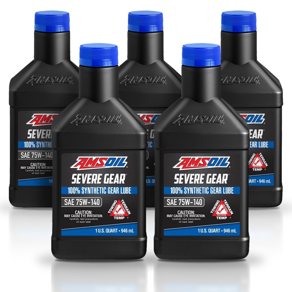 [KIT-AMSVOQT-5L] Kit De 5 Aceite Diferencial Trasero Transmision Can-am 5l