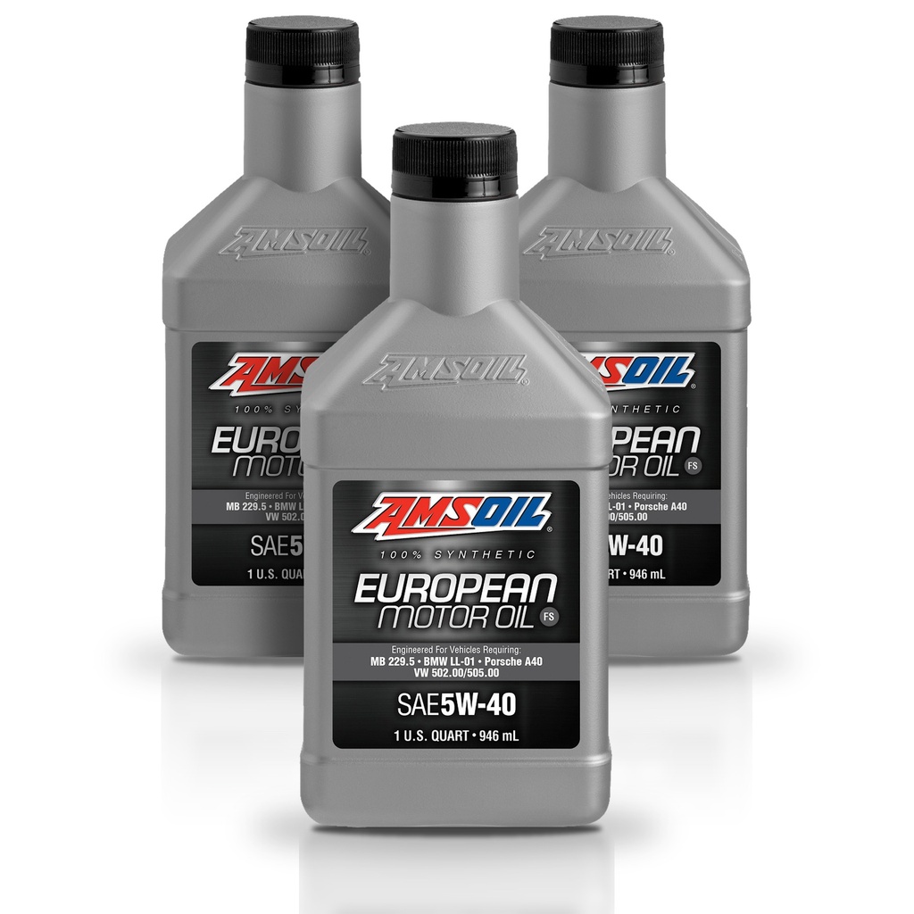 [KIT-AMEFMQT-3L] Kit De 3 Aceite 5w40 Amsoil 100% Sintético Europeo Formula 3l