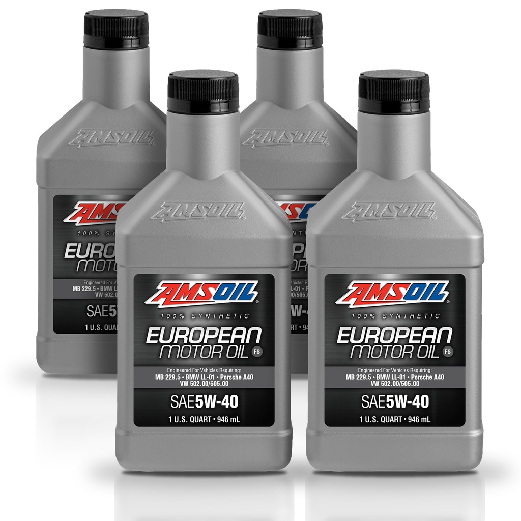 [KIT-AMEFMQT-4L] Kit De 4 Aceites 5w40 Amsoil Sintético Europeo Formula 4l
