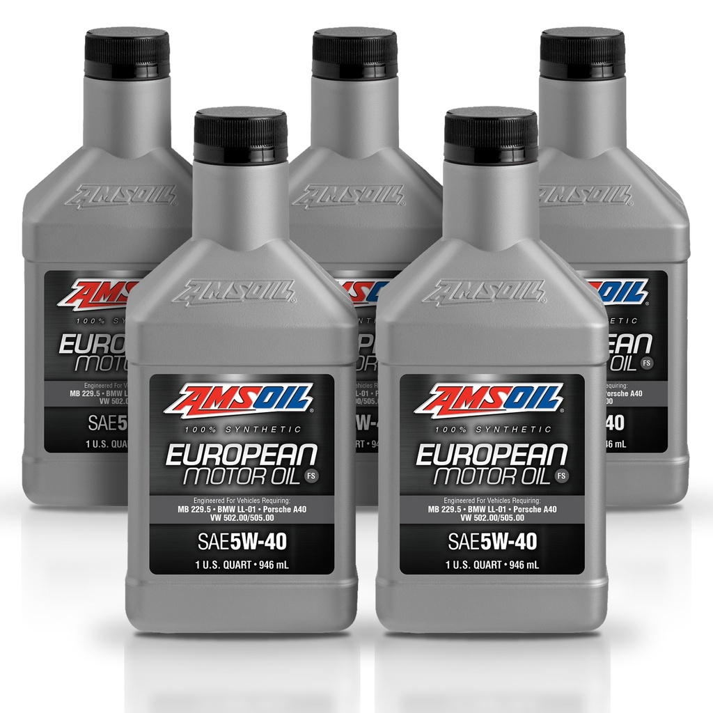 [KIT-AMEFMQT-5L] Kit De 5 Aceites 5w40 Amsoil Sintético Europeo Formula 5l
