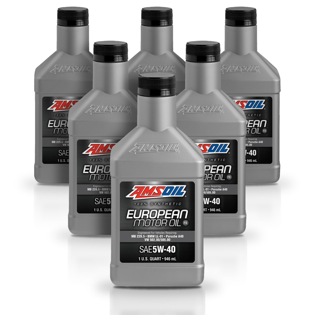[KIT-AMEFMQT-6L] Kit De 6 Aceites 5w40 Amsoil Sintético Europeo Formula 6l
