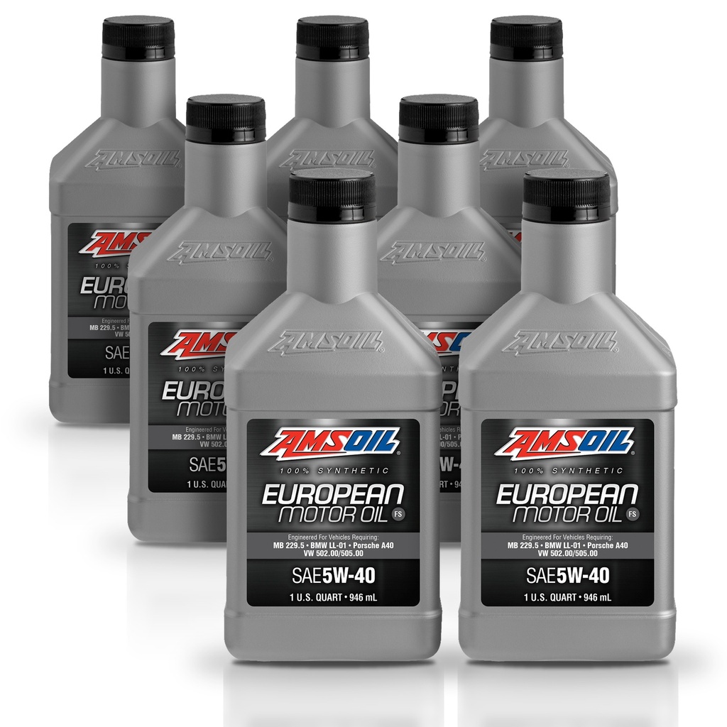 [KIT-AMEFMQT-7L] Kit De 7 Aceites 5w40 Amsoil Sintético Europeo Formula 7l