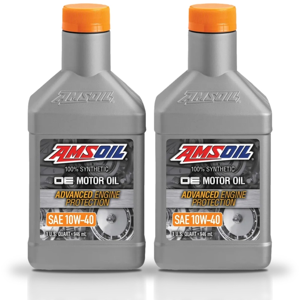 [KIT-AMOEHQT-2L] KIT De 2 Aceite 10w40 De Motor Oe 100% Sintetico Amsoil  Premium