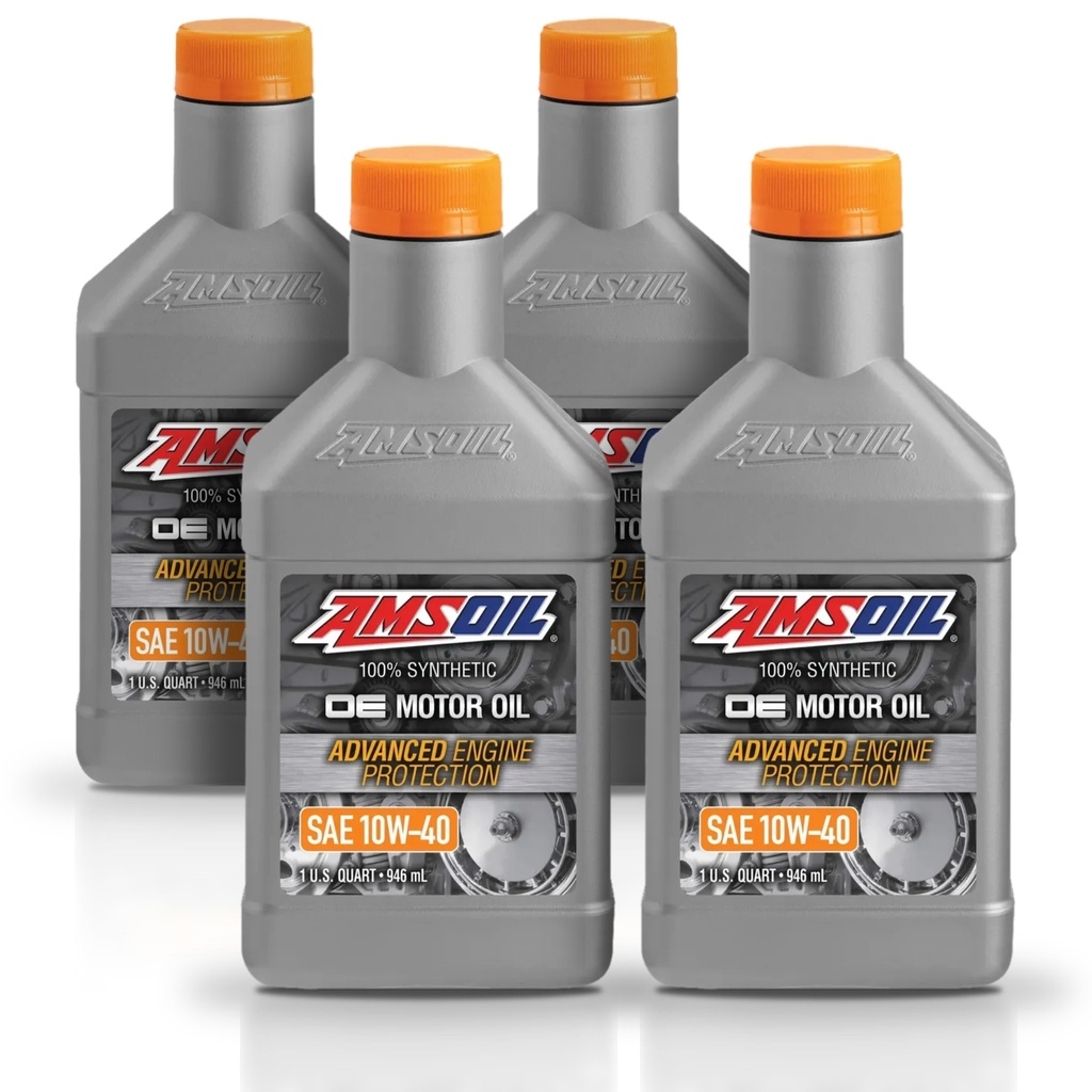 [KIT-AMOEHQT-4L] KIT De 4 Aceite 10w40 De Motor Oe 100% Sintetico Amsoil Litro Premium