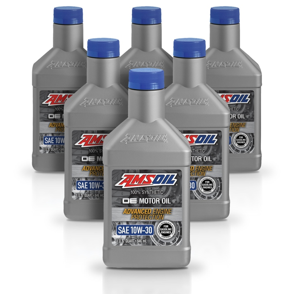 [KIT-AMOETQT-6L] Kit de 6 Aceites 10w30 Para Motor 100% Sintético Oe Amsoil