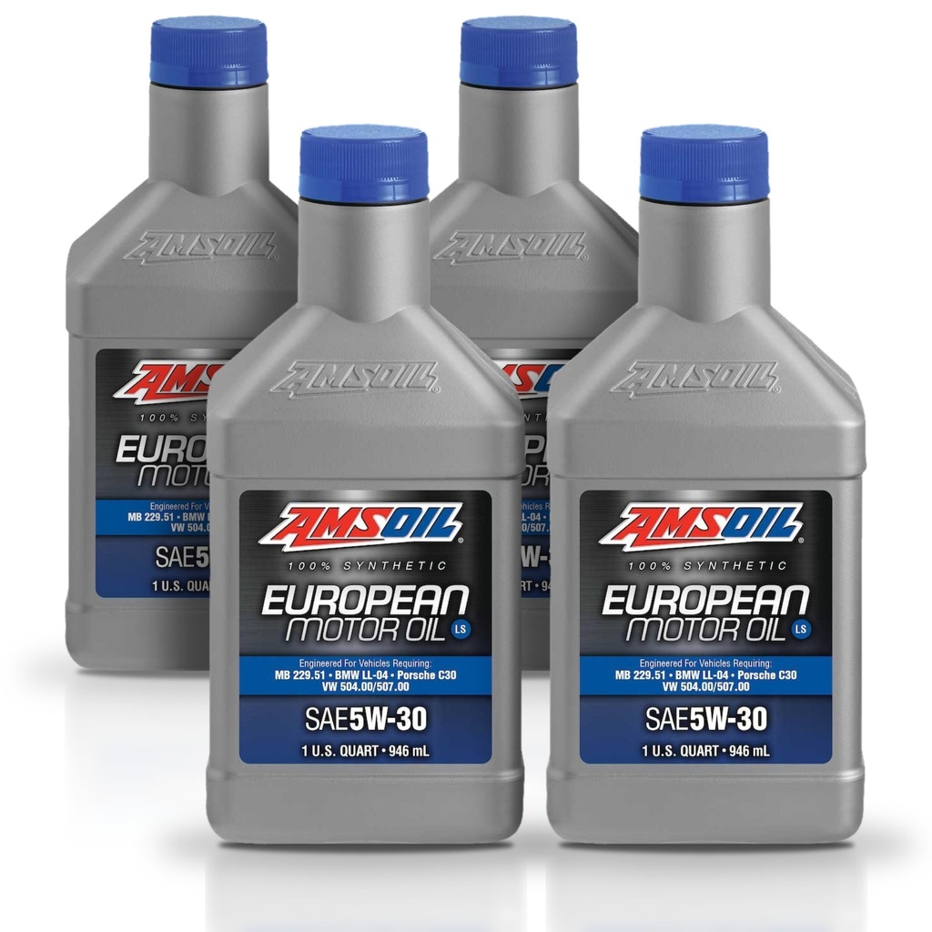 [KIT-AMAELQT-4L] KIT De 4 Aceite 5w30 100% Sintetico Formula Europea Amsoil 4L