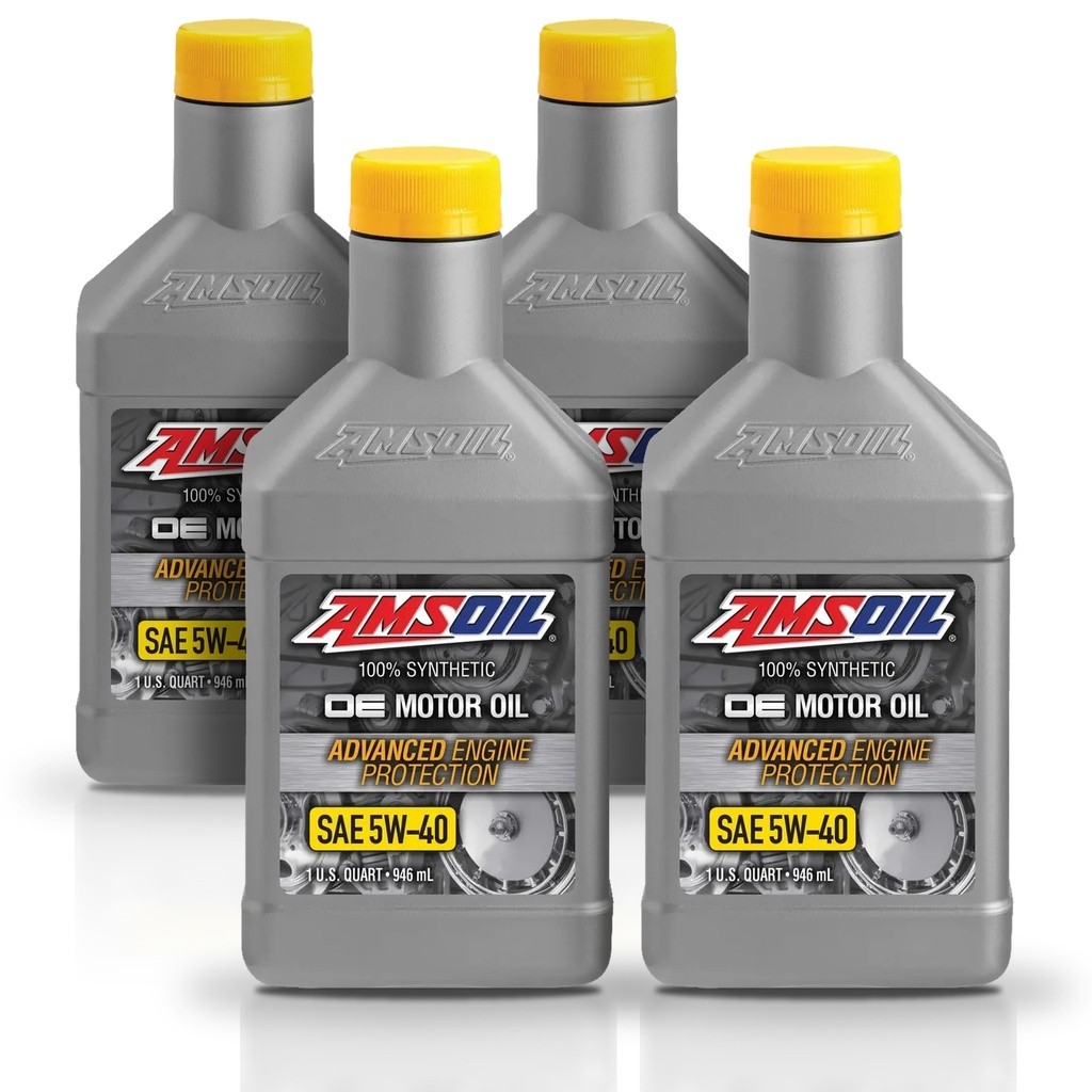 [KIT-AMOEBQT-4L] Kit de 4 ceites De Motor 5w40 Oe 100% Sintetico Amsoil 4L