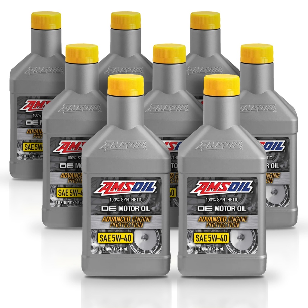 [KIT-AMOEBQT-8L] Kit De 8 Aceite De Motor 5w40 Oe 100% Sintetico Amsoil 8L