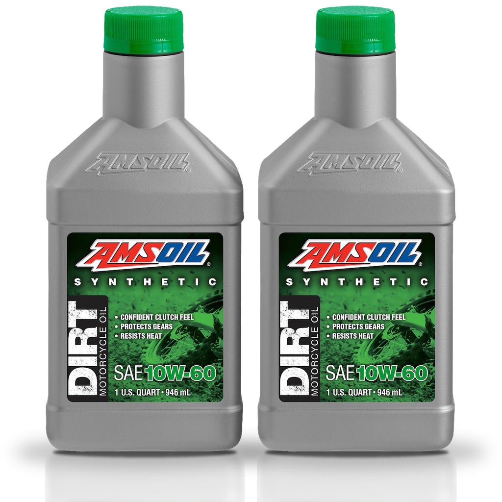 [KIT-AMDB60QT-2L] kit De 2 Aceites 10w60 Para Motocicleta Amsoil 100% Sintetico 2L