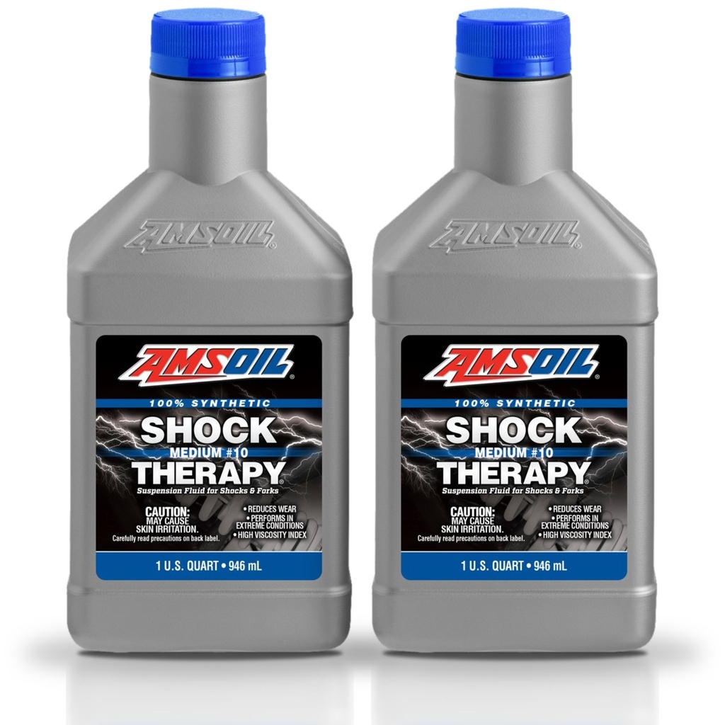 [KIT-AMSTMQT-2L] Kit De 2 Fluido De Suspension Medium #10 Amsoil Shock Therapy 2l