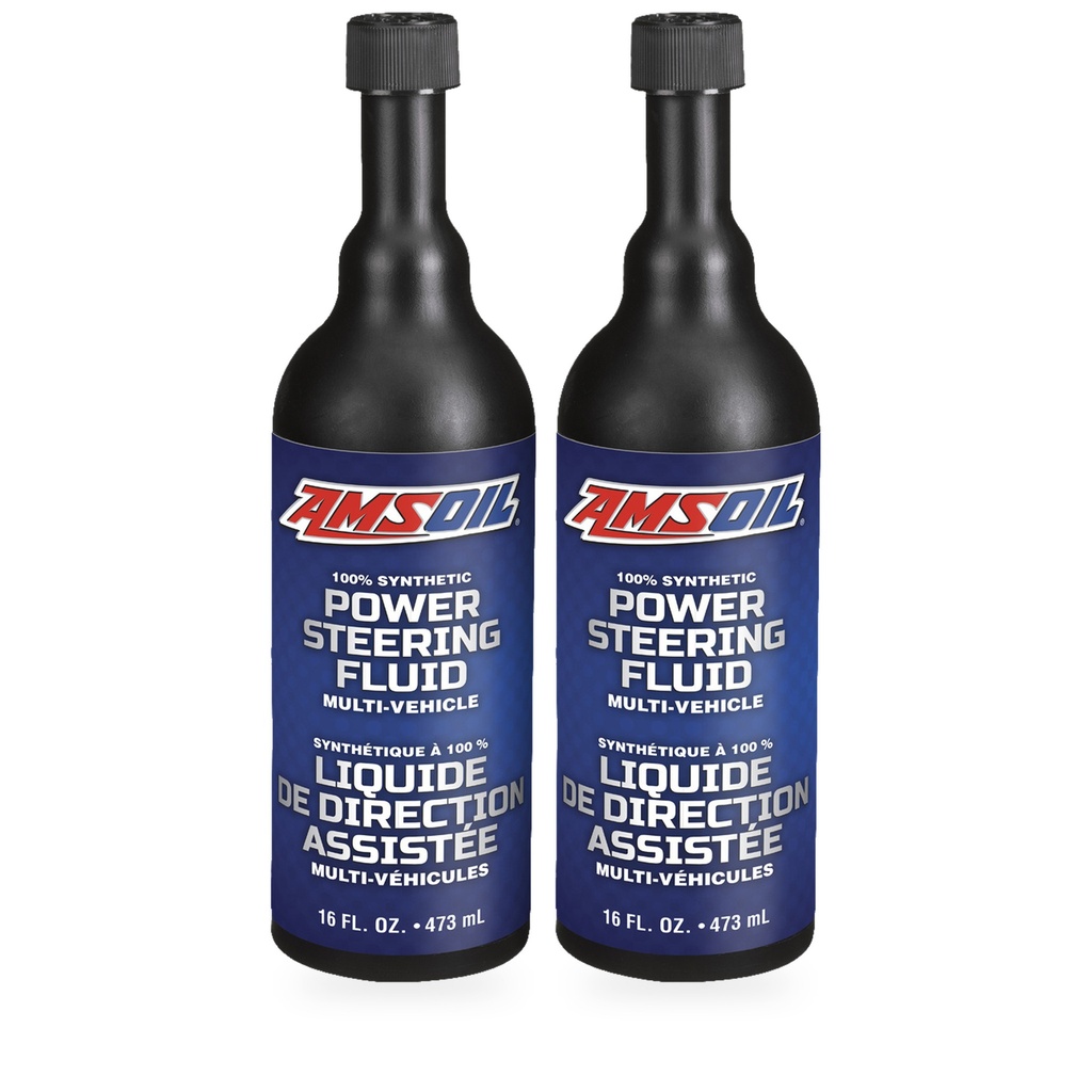 [KIT-AMPSFCN-2L] Kit De 2 Liquidos De Direccion Hidraulica Amsoil 100%sintetico Premium