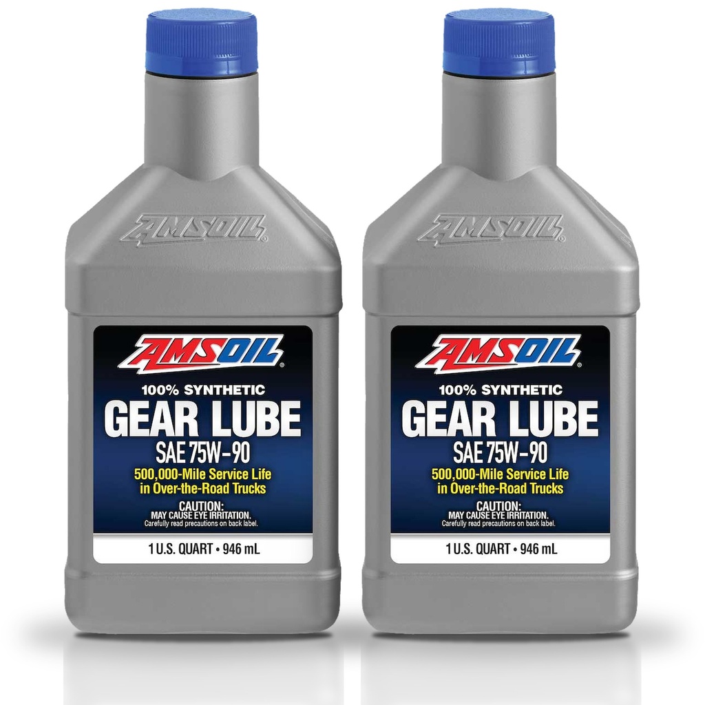 [KIT-AMFGRQT-2L] Kit de 2 Aceite 75w90 Transmision Manual Amsoil 100% Sintetico 2l