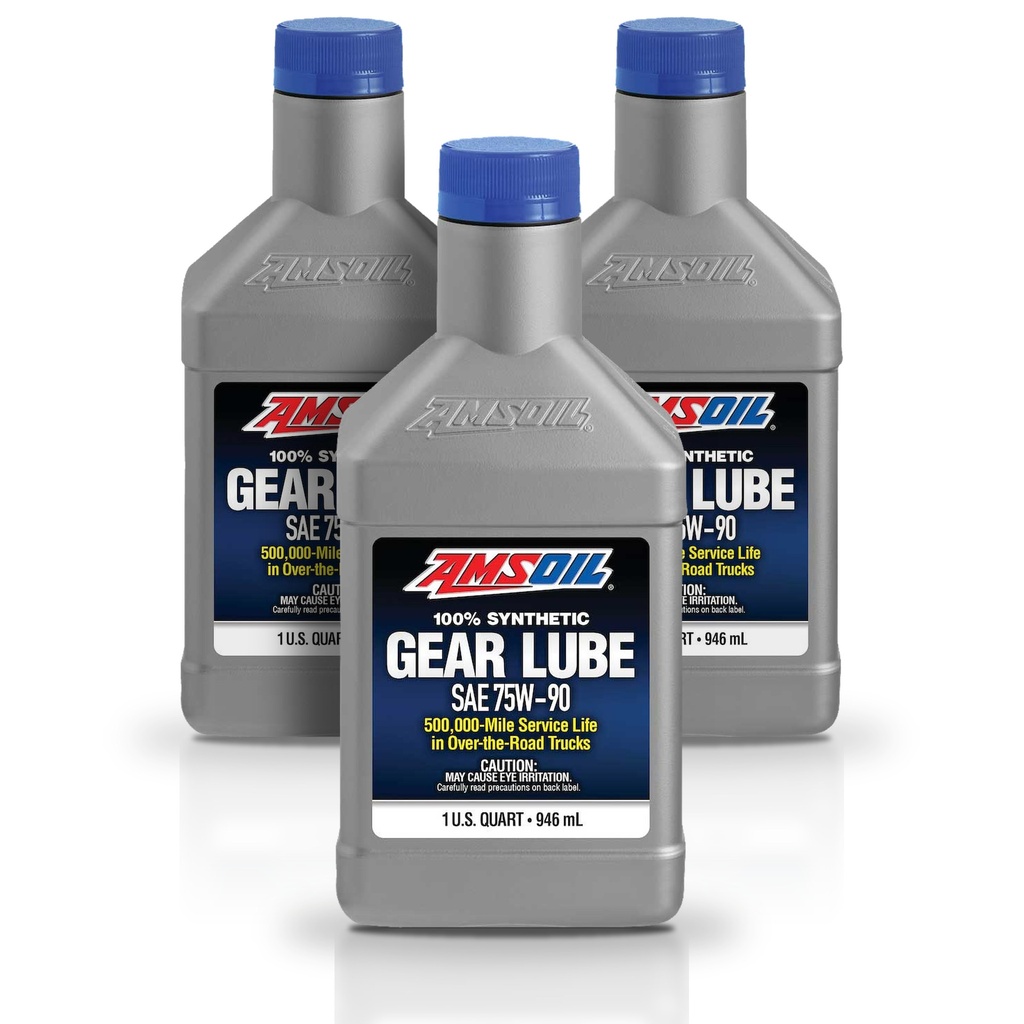 [KIT-AMFGRQT-3L] Kit de 3 Aceite 75w90 Transmision Manual Amsoil 100% Sintetico 3l