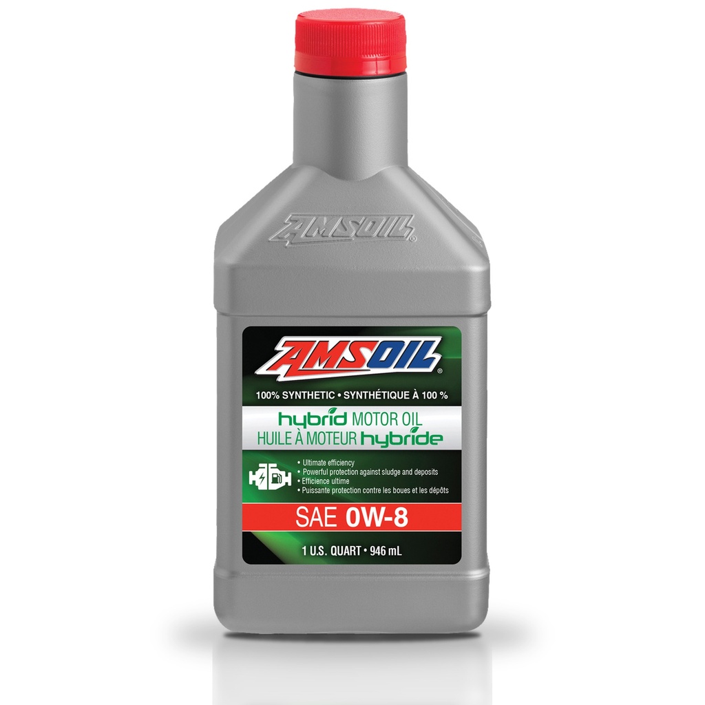 [AMHE08QT] 0W8 100% Synthetic Hybrid Motor Oil