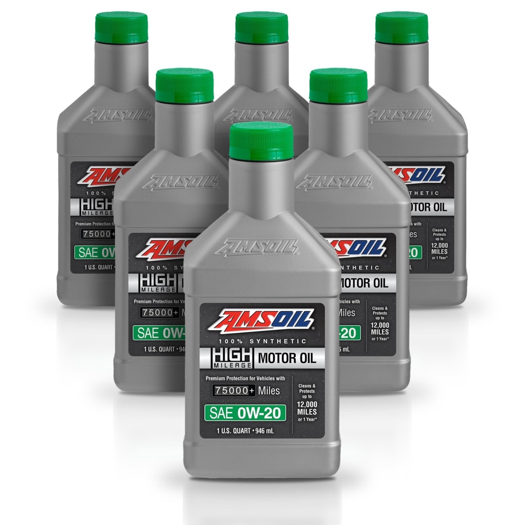 [KIT-AMHM020QT-6L] Kit 6 Litros 0W20 Full Syn High Mileage Oil AMSOIL