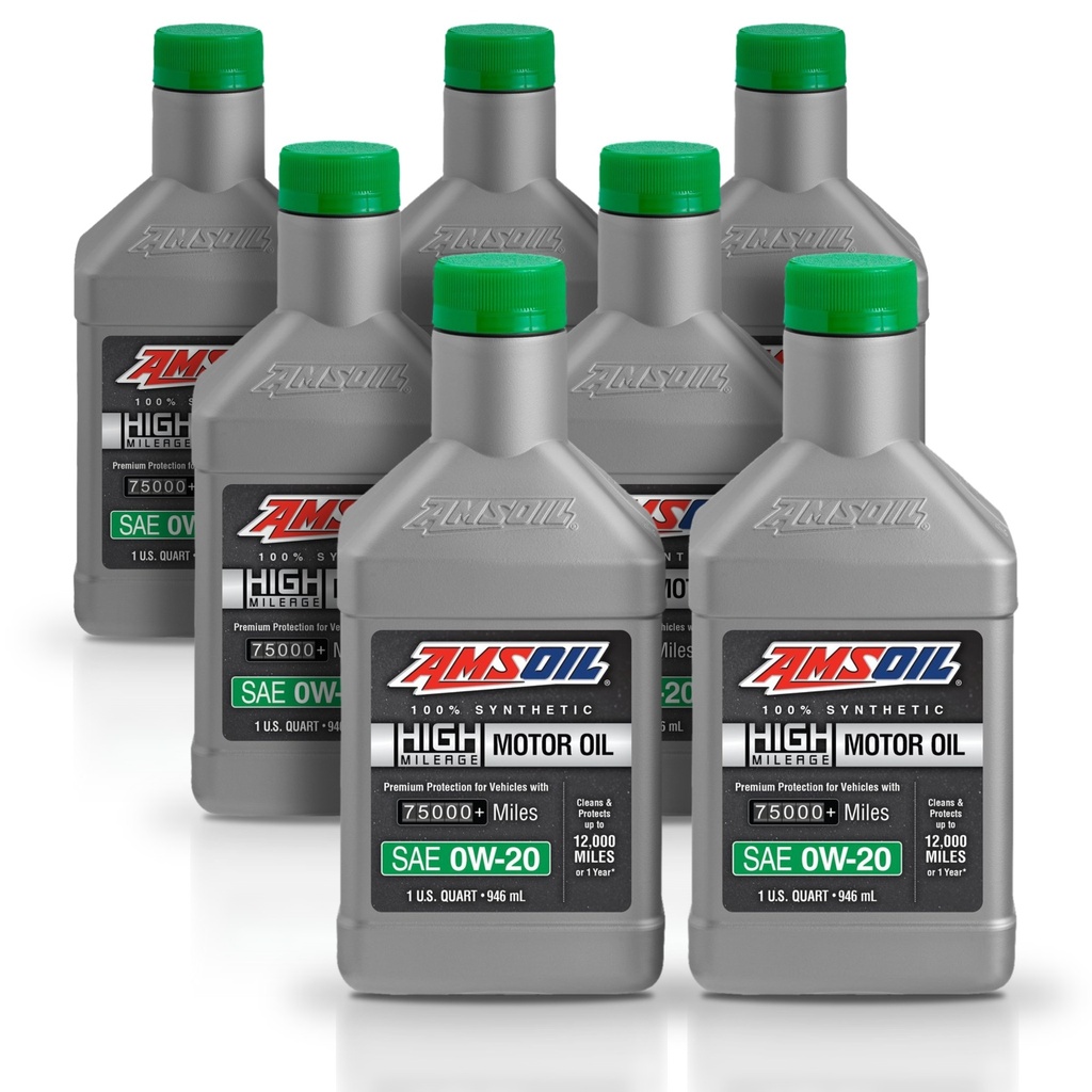 [KIT-AMHM020QT-7L] Kit 7 Litros 0W20 Full Syn High Mileage Oil AMSOIL