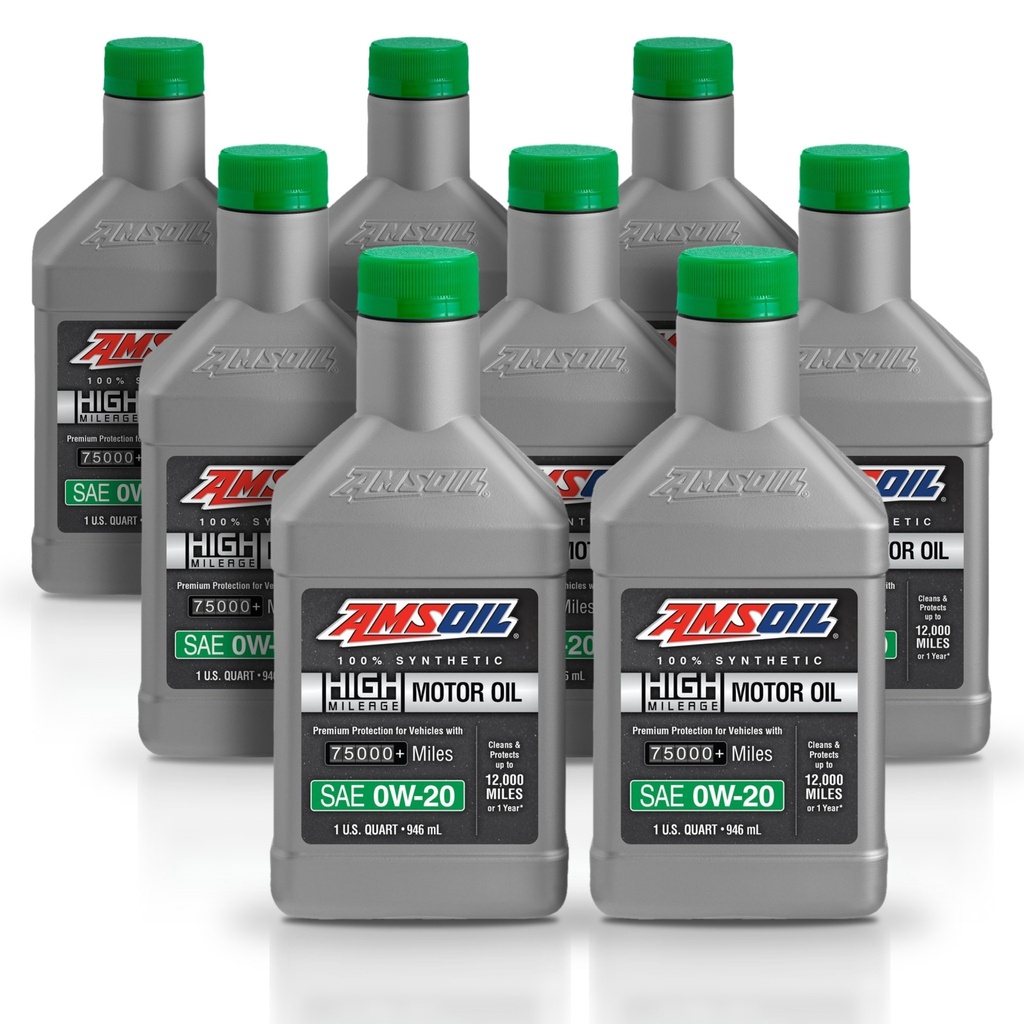 [KIT-AMHM020QT-8L] Kit 8 Litros 0W20 Full Syn High Mileage Oil AMSOIL