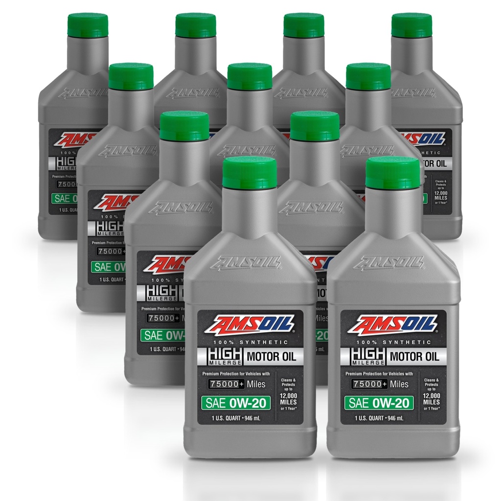[KIT-AMHM020QT-11L] Kit 11 Litros 0W20 Full Syn High Mileage Oil AMSOIL