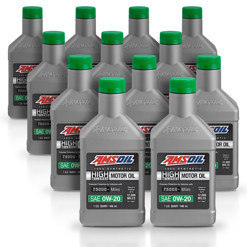 [KIT-AMHM020QT-12L] Kit 12 Litros 0W20 Full Syn High Mileage Oil AMSOIL