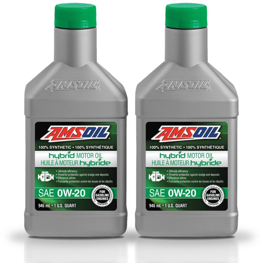 [KIT-AMHE020QT-2L] Kit 2 Litros 0W20 Full Syn Hybrid Motor Oil AMSOIL