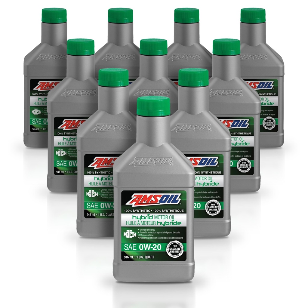 [KIT-AMHE020QT-10L] Kit 10 Litros 0W20 Full Syn Hybrid Motor Oil AMSOIL