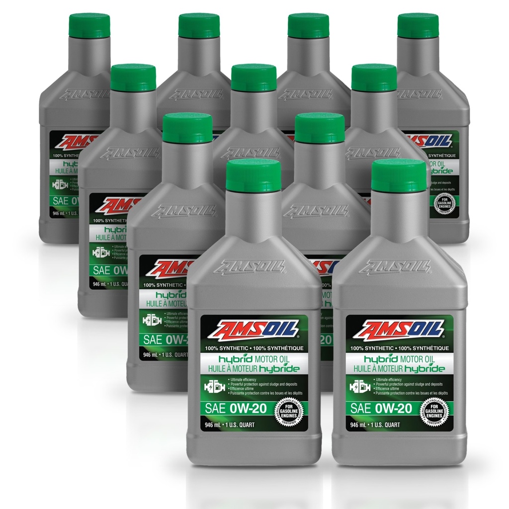 [KIT-AMHE020QT-11L] Kit 11 Litros 0W20 Full Syn Hybrid Motor Oil AMSOIL