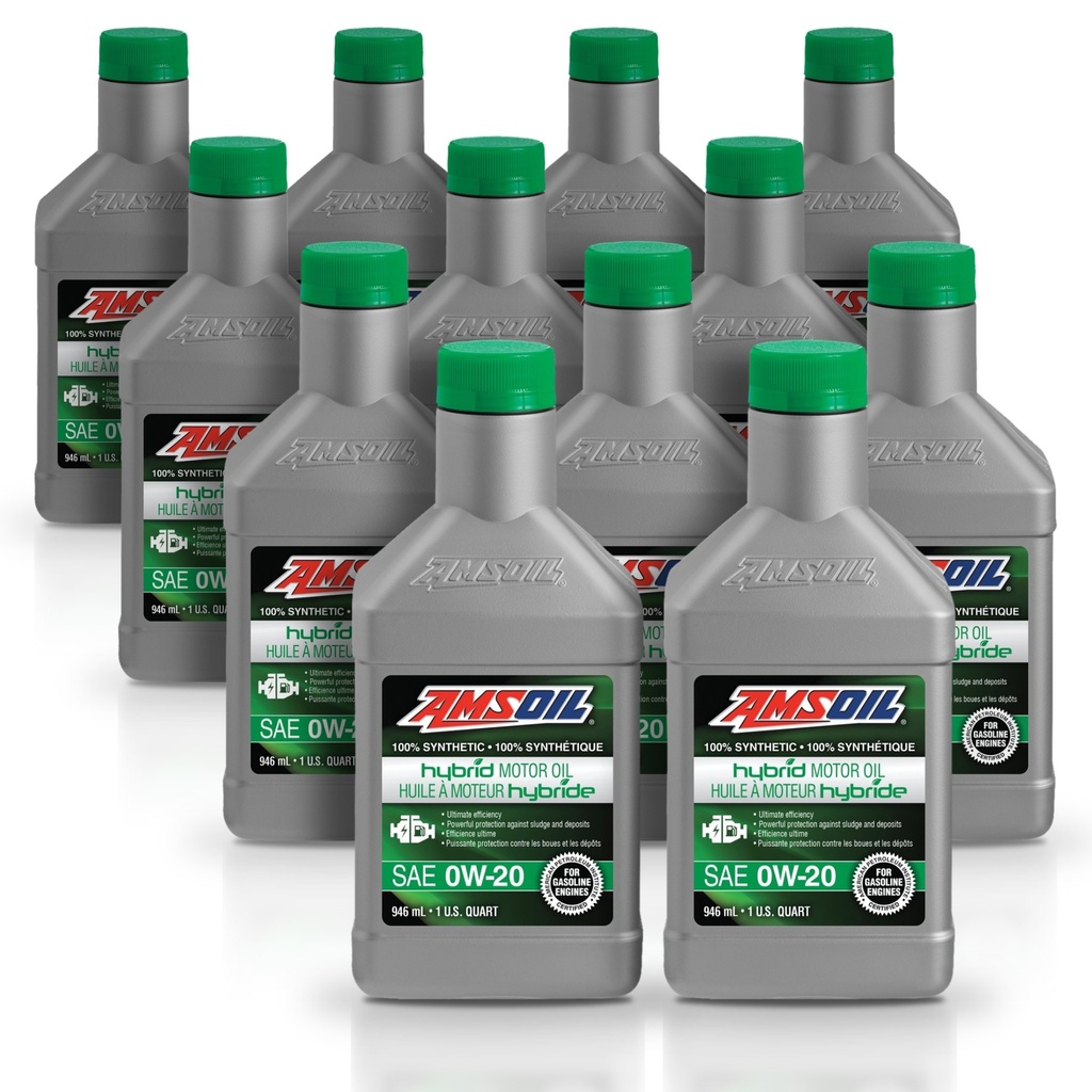 [KIT-AMHE020QT-12L] Kit 12 Litros 0W20 Full Syn Hybrid Motor Oil AMSOIL