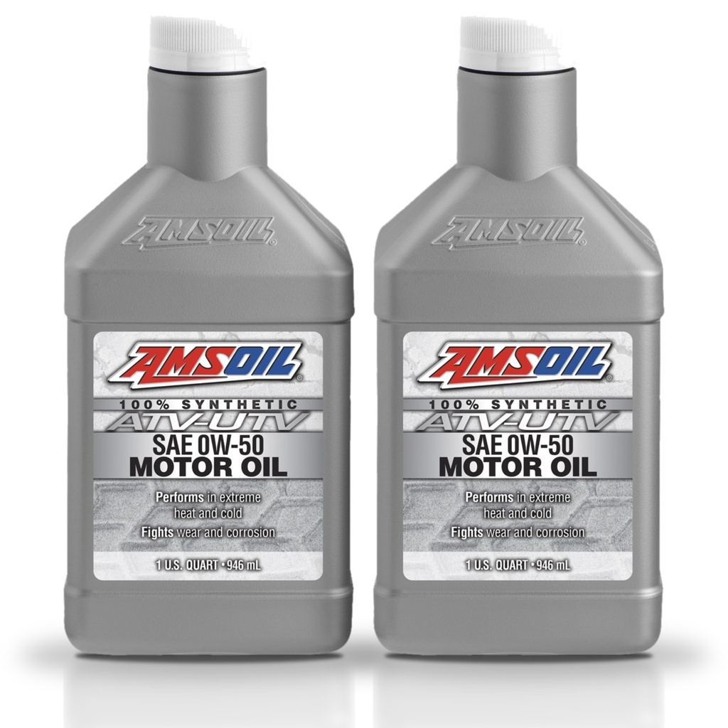 [KIT-AMAUV05QT-2L] Kit 2 Litros 0W50 Synthetic ATV/UTV Motor Oil AMSOIL