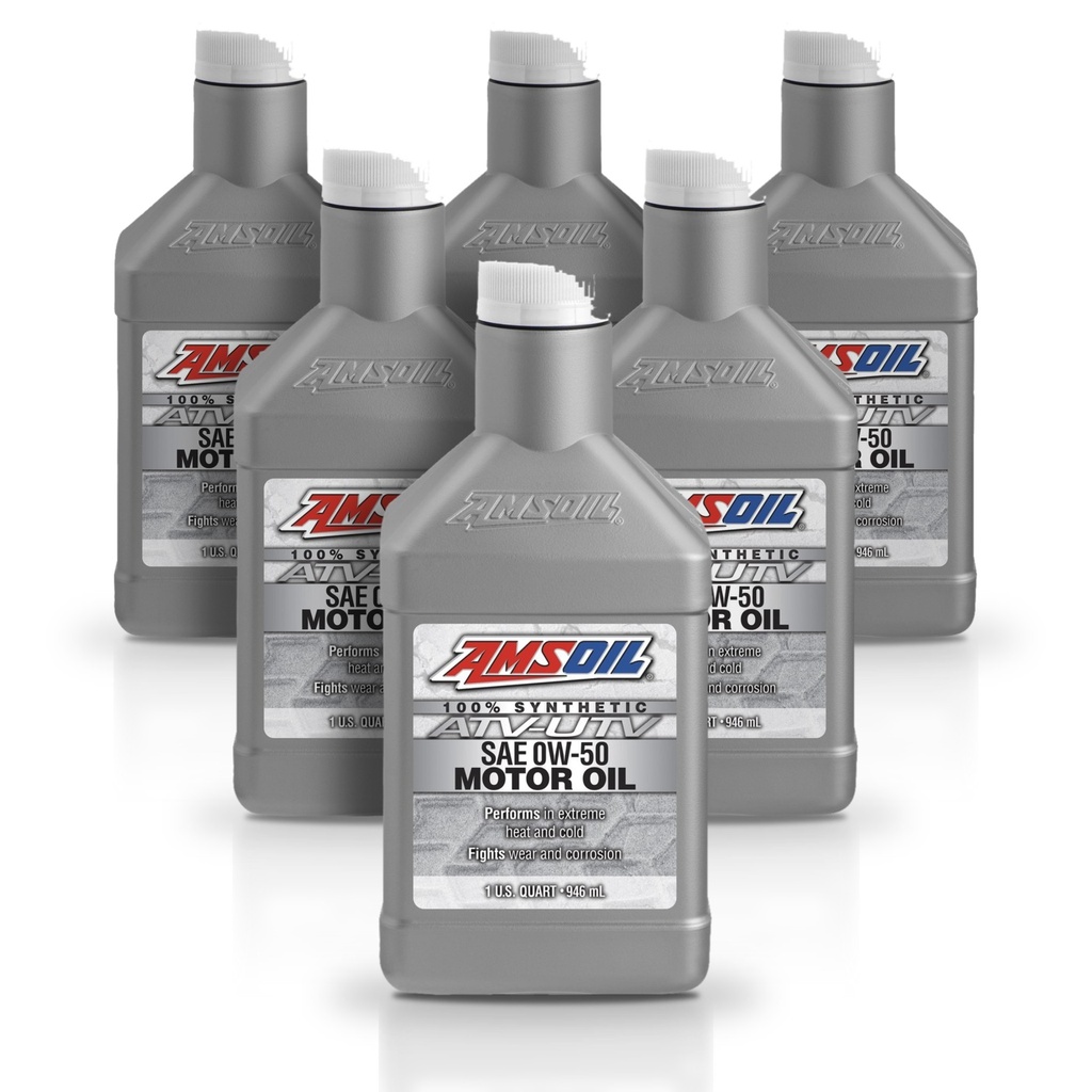 [KIT-AMAUV05QT-6L] Kit 6 Litros 0W50 Synthetic ATV/UTV Motor Oil AMSOIL