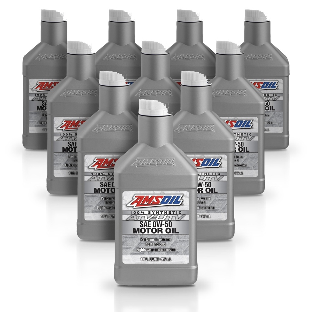 [KIT-AMAUV05QT-10L] Kit 10 Litros 0W50 Synthetic ATV/UTV Motor Oil AMSOIL