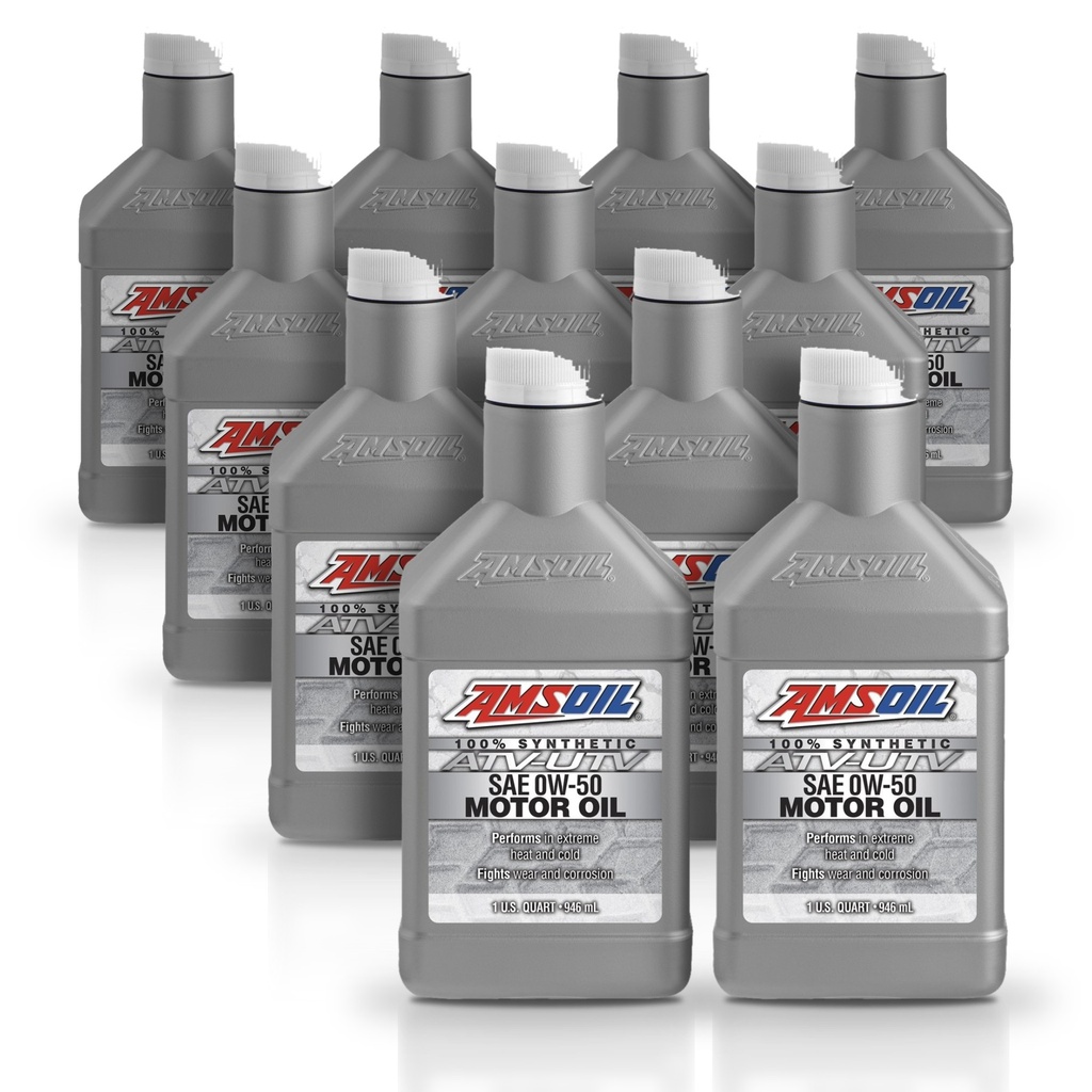 [KIT-AMAUV05QT-11L] Kit 11 Litros 0W50 Synthetic ATV/UTV Motor Oil AMSOIL