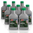 Kit 8 Aceites 10w30 Amsoil Moto Jaso Ma2 8 Litros