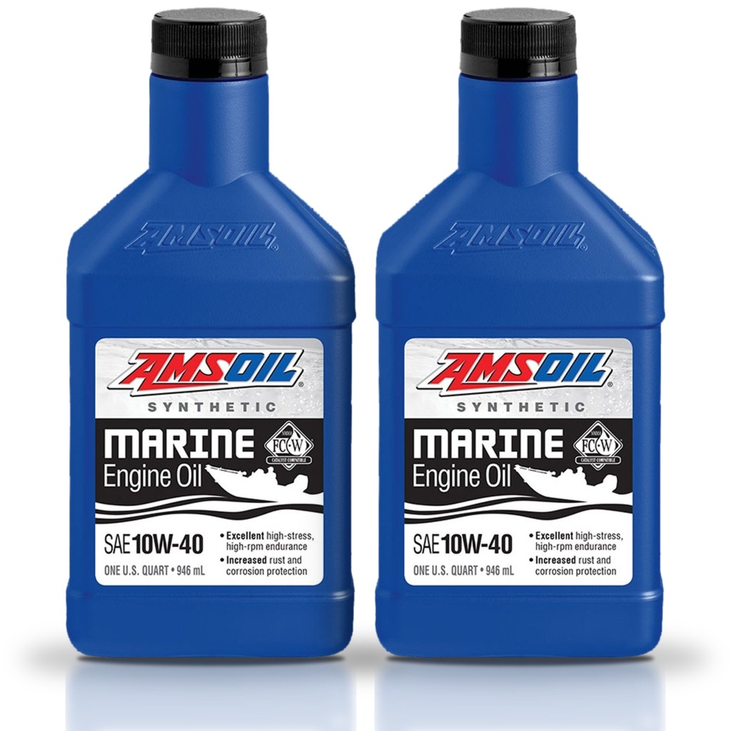 [KIT-AMWCFQT-2L] Kit 2 Litros 10W40 Formula 4-Stroke® Marine Synthetic Oil AMSOIL