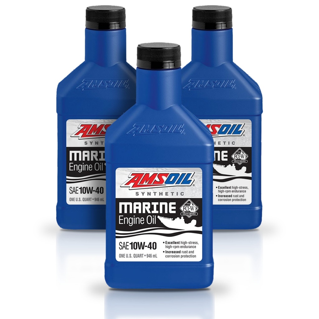 [KIT-AMWCFQT-3L] Kit 3 Litros 10W40 Formula 4-Stroke® Marine Synthetic Oil AMSOIL