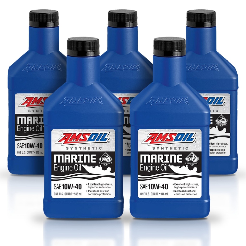 [KIT-AMWCFQT-5L] Kit 5 Litros 10W40 Formula 4-Stroke® Marine Synthetic Oil AMSOIL