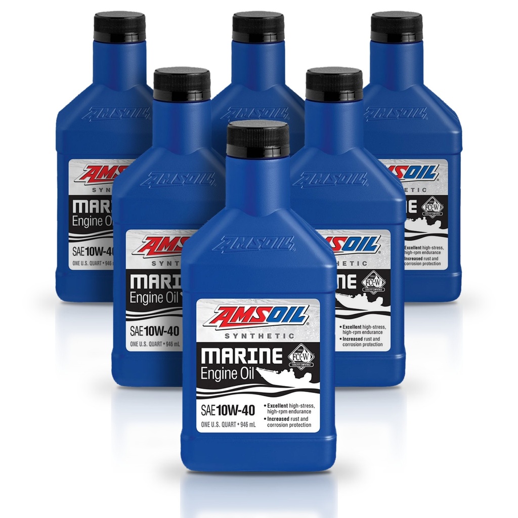 [KIT-AMWCFQT-6L] Kit 6 Litros 10W40 Formula 4-Stroke® Marine Synthetic Oil AMSOIL
