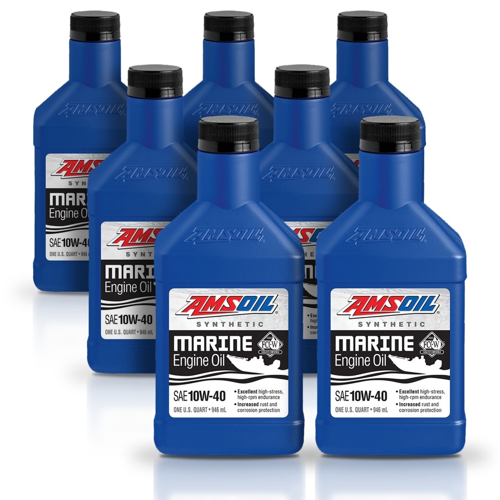 [KIT-AMWCFQT-7L] Kit 7 Litros 10W40 Formula 4-Stroke® Marine Synthetic Oil AMSOIL