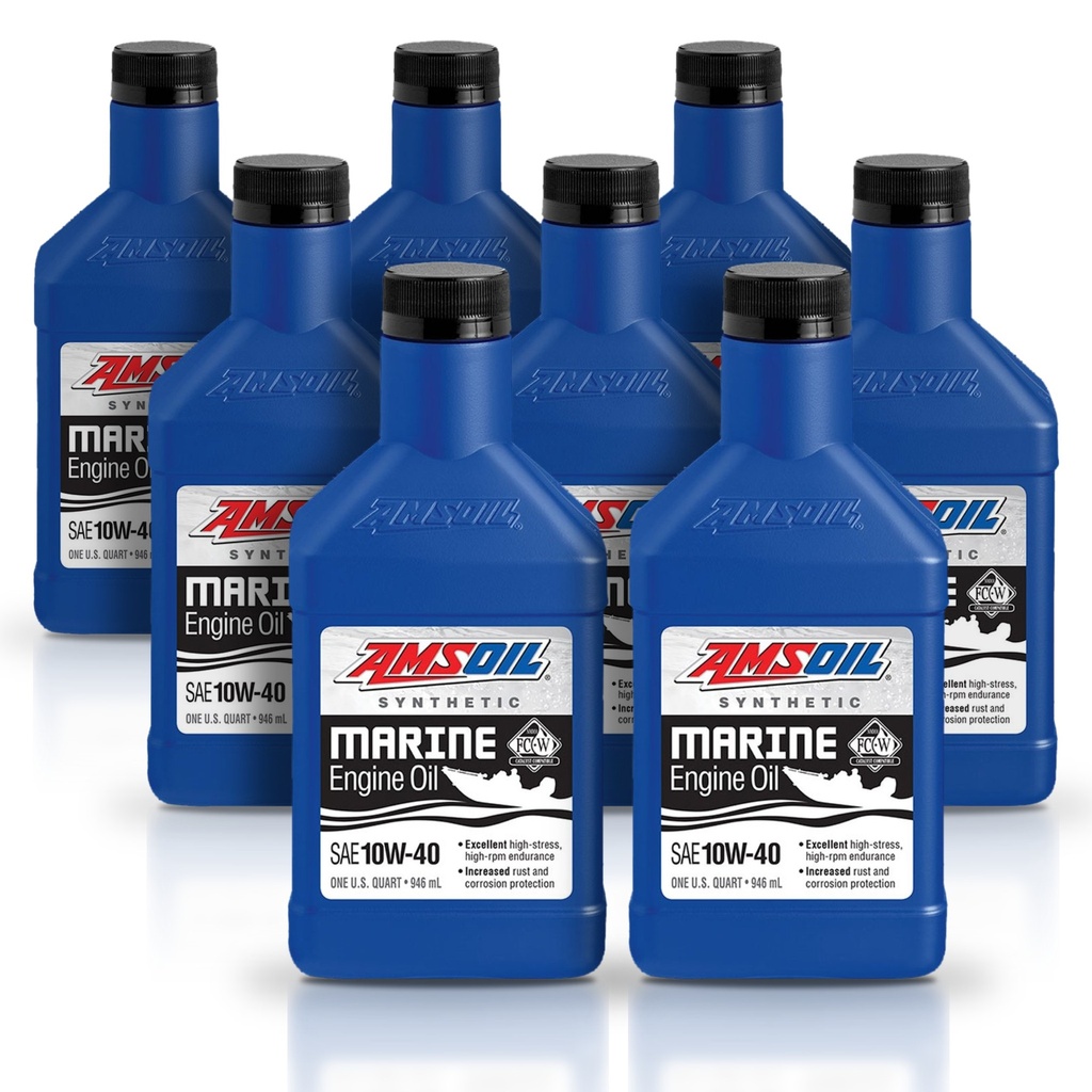 [KIT-AMWCFQT-8L] Kit 8 Litros 10W40 Formula 4-Stroke® Marine Synthetic Oil AMSOIL