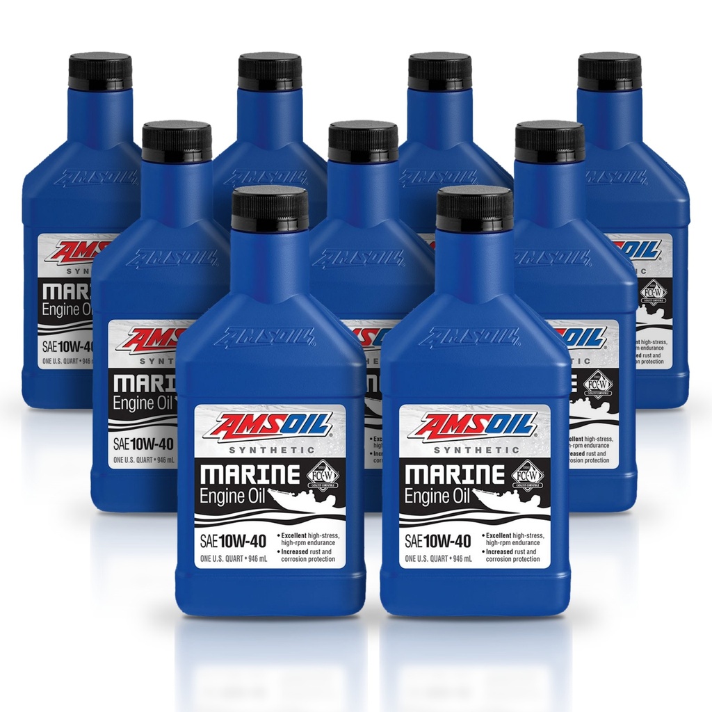 [KIT-AMWCFQT-9L] Kit 9 Litros 10W40 Formula 4-Stroke® Marine Synthetic Oil AMSOIL