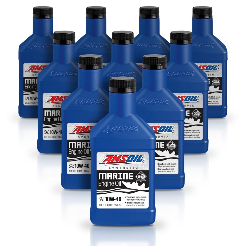 [KIT-AMWCFQT-10L] Kit 10 Litros 10W40 Formula 4-Stroke® Marine Synthetic Oil AMSOIL