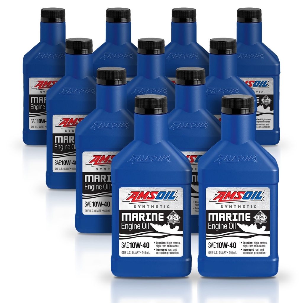 [KIT-AMWCFQT-11L] Kit 11 Litros 10W40 Formula 4-Stroke® Marine Synthetic Oil AMSOIL
