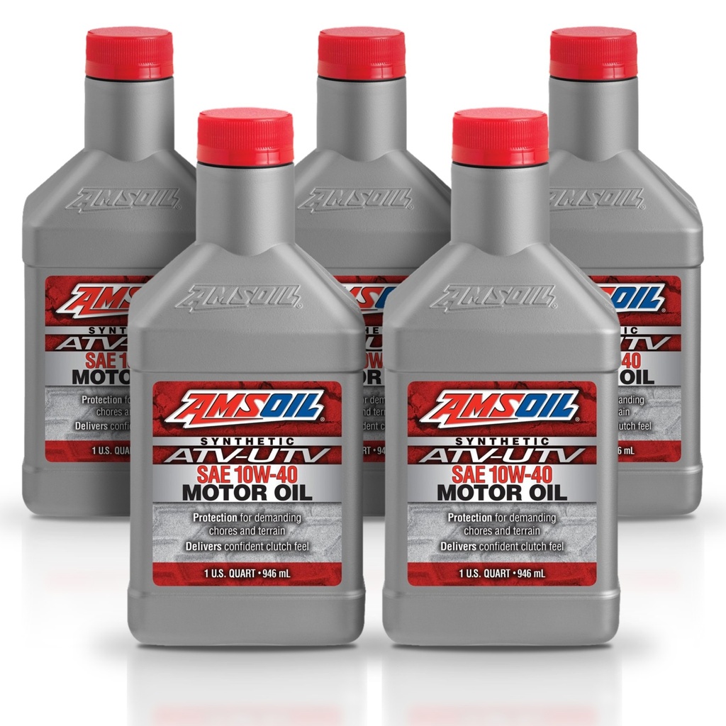 [KIT-AMAUV40QT-5L] Kit 5 Litros 10W40 Synthetic ATV/UTV Motor Oil AMSOIL