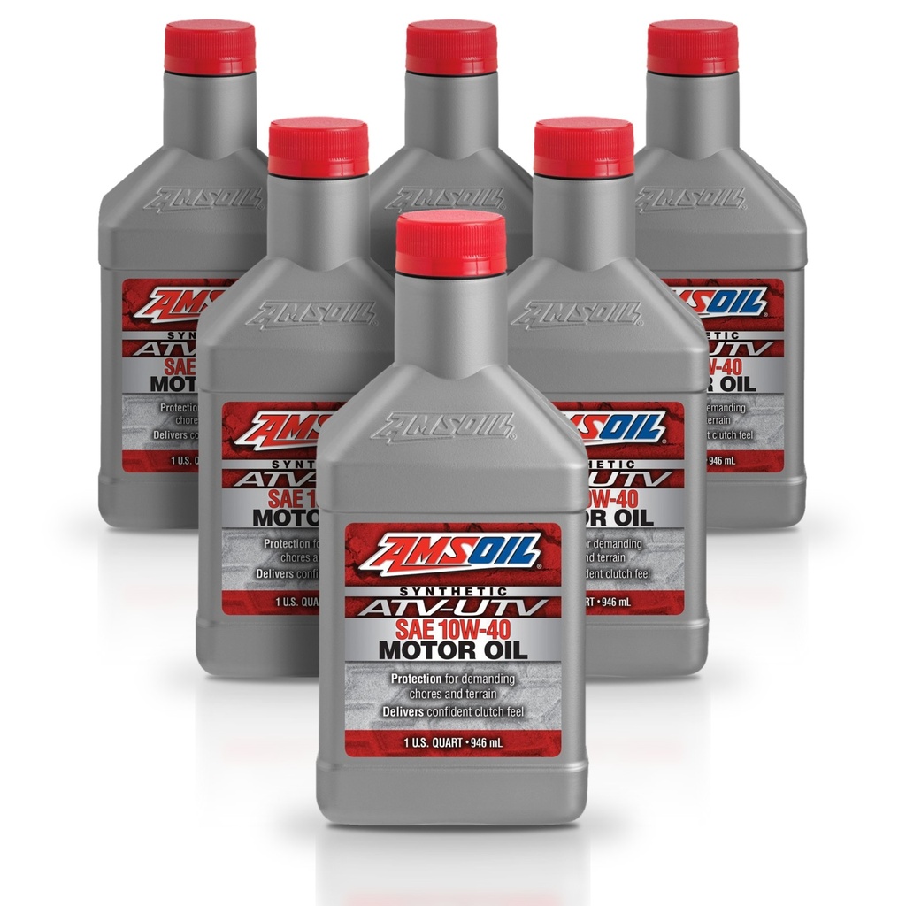 [KIT-AMAUV40QT-6L] Kit 6 Litros 10W40 Synthetic ATV/UTV Motor Oil AMSOIL